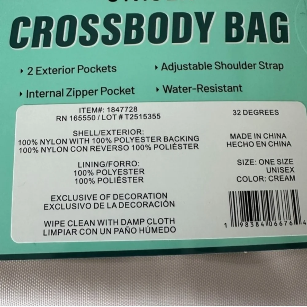 32 Degrees‎ White Crossbody Bag